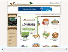 Tablet Screenshot of cocinatusrecetas.com